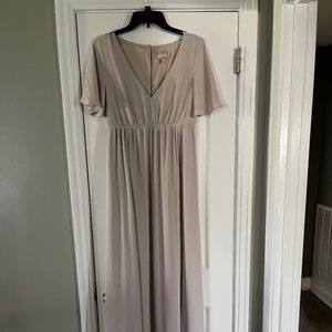 Show me your mumu - Emily empire maxi dress - show me the ring crisp